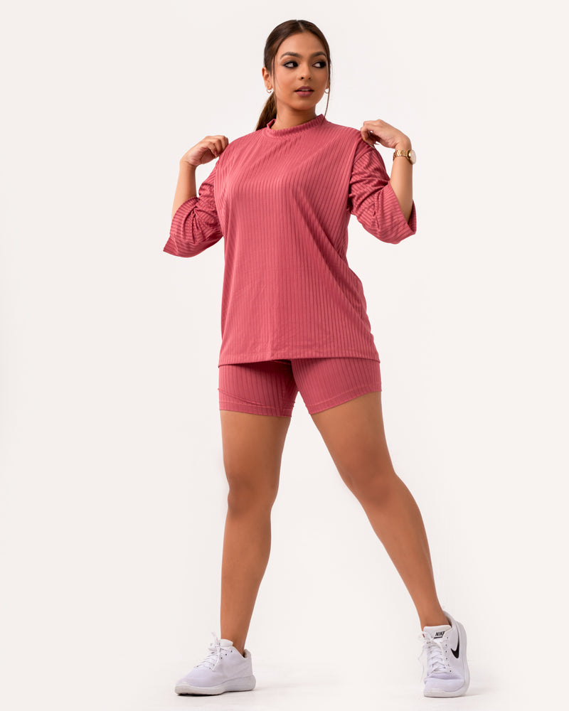 Bellini Ladies Oversized T-Shirt Pink