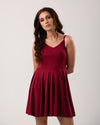 Bellini Ladies Flared Dress Red