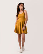 Bellini Ladies Flared Dress Sunflower