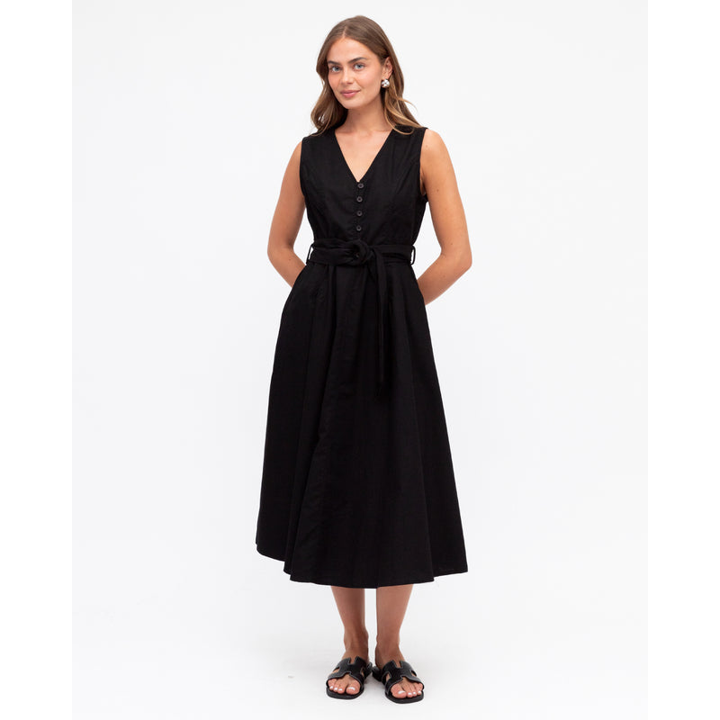 Jore Ladies Valentine Midi Dress Black