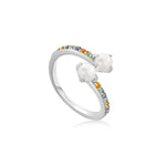 Ania Haie Muse Gem Pearl Wrap Ring