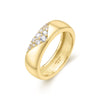 Ania Haie Vogue Gold/Silver Pave Cz Bold Ring