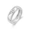 Ania Haie Vogue Gold/Silver Pave Cz Bold Ring