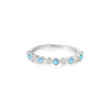 Ania Haie Voyager Gold/SILVER Bezel Cz/Turquoise Ring