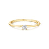 Ania Haie Sunny Gold/silver Classic Cz Solitaire Ring