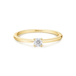 Ania Haie Sunny Gold/silver Classic Cz Solitaire Ring