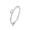 Ania Haie Sunny Gold/silver Classic Cz Solitaire Ring