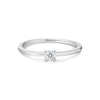 Ania Haie Sunny Gold/silver Classic Cz Solitaire Ring