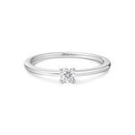 Ania Haie Sunny Gold/silver Classic Cz Solitaire Ring