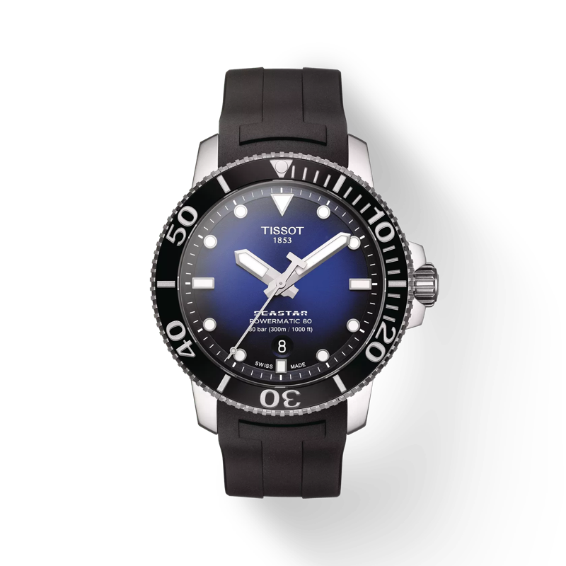 Tissot Seastar 1000 Powermatic 80 Blue Gradient Dial