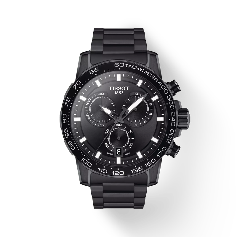 Tissot Supersport Chrono Stainless Steel Casual 45mm Watch