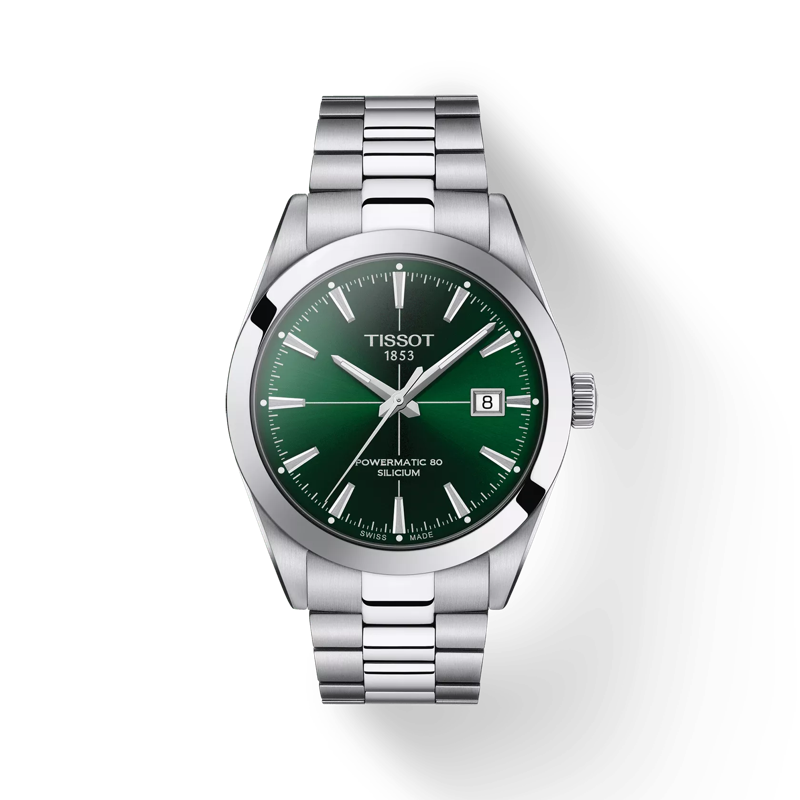 Tissot Gentleman Powermatic 80 Silicium Green Dial 40mm