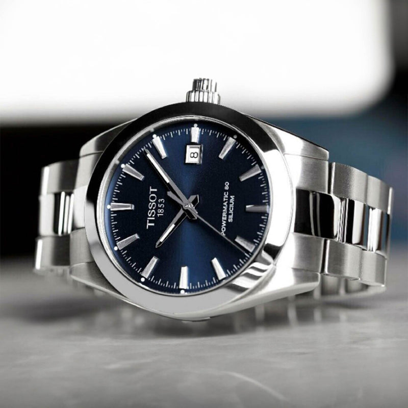 Tissot Gentleman Powermatic 80 Silicium Blue Dial