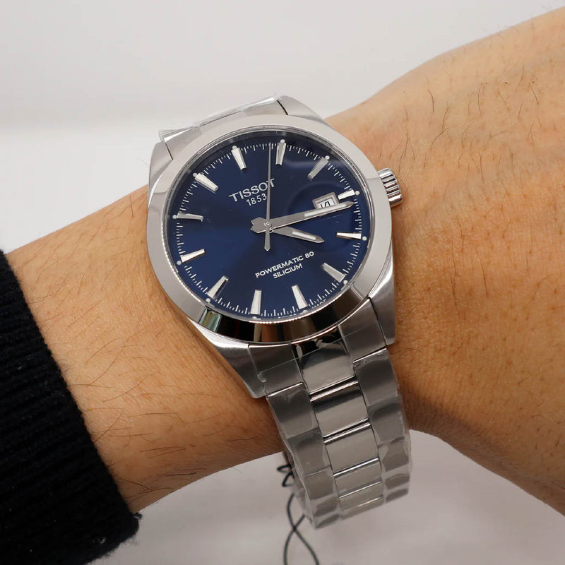 Tissot Gentleman Powermatic 80 Silicium Blue Dial