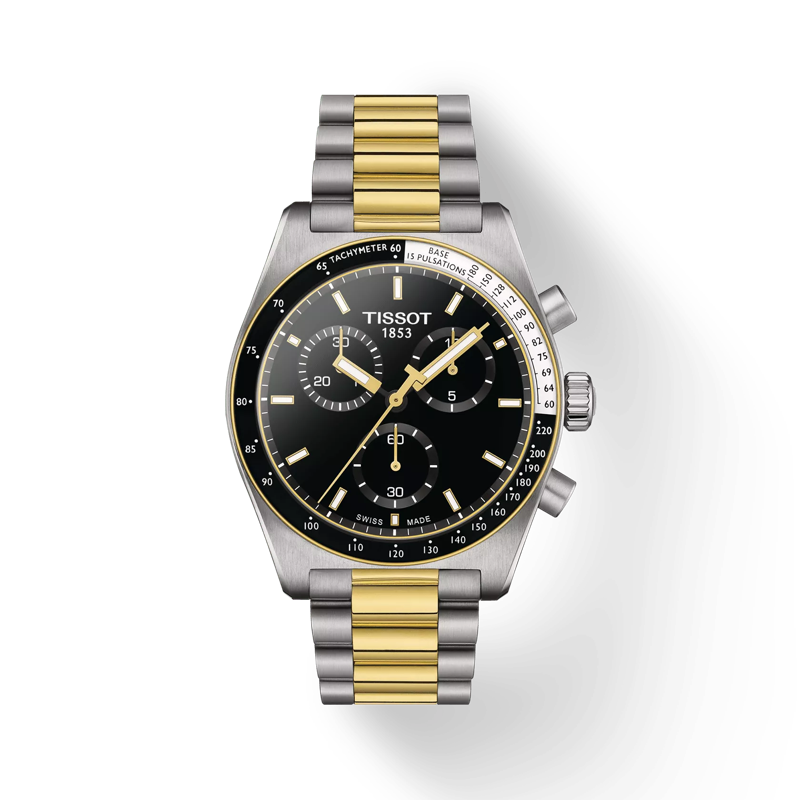 Tissot PR516 Chronograph 40mm Mens  Black Watch
