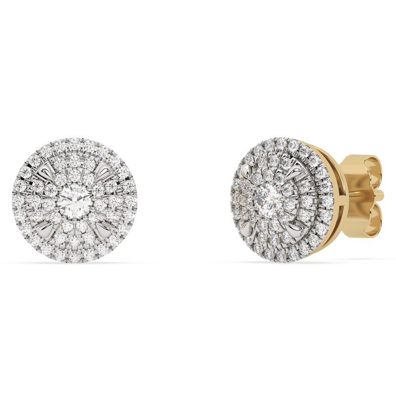 Nirvana 9ct YG 0.50ct Diamond GHI1 Earring