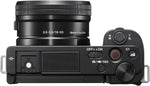 Sony ZV-E10 Mirrorless Vlog Camera Body Black & Lens ILCZVE10L/B