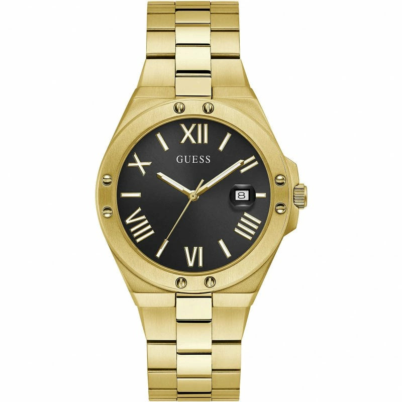 Guess Gold Tone Stainless Steel Watch
