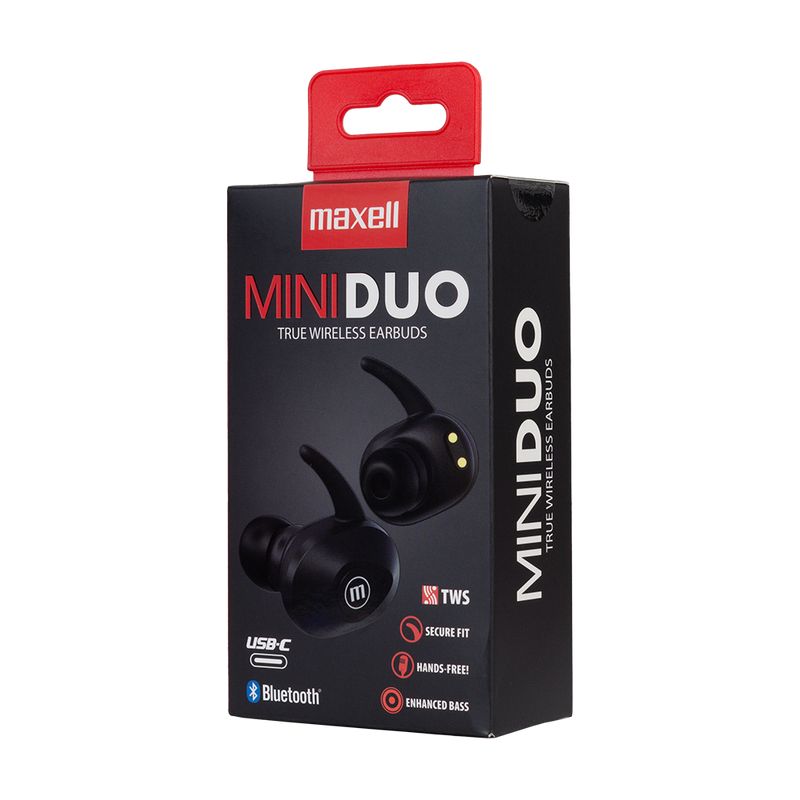 Maxell EB-BT Mini Duo TWS Earbud Blk