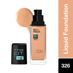 Maybelline Fit me Matte + Poreless 16h 326 Warm Tan SPF22 Matte Foundation 30ml