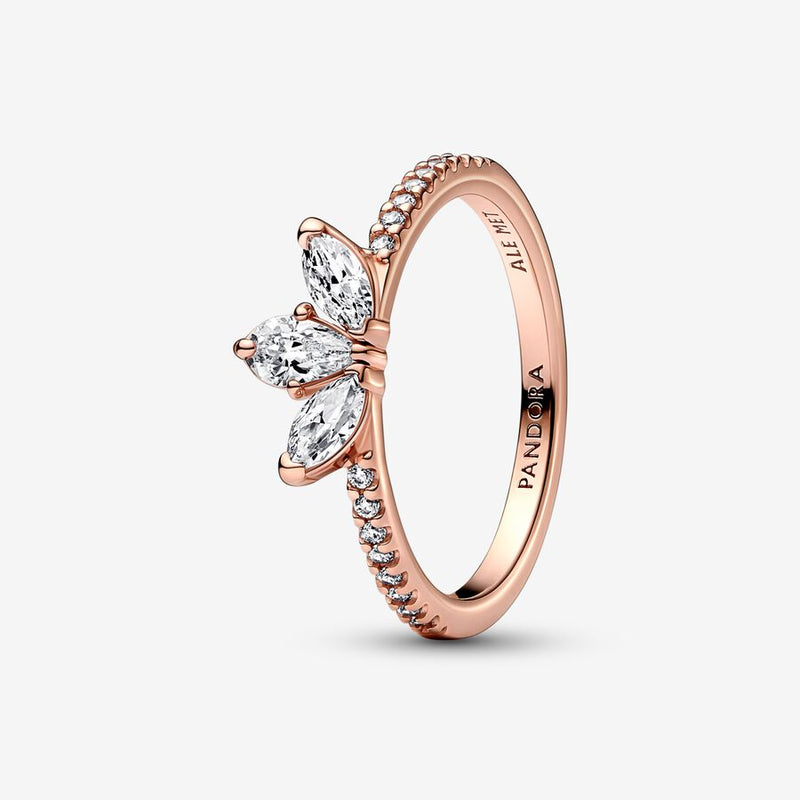 Pandora Sparkling Herbarium Cluster Ring