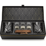 The Rocks Whiskey Chilling Stones The Connoisseur’s Set - Palm Glass Edition