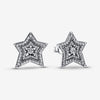 Pandora Celestial Asymmetric Star Stud Earrings