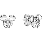 Pandora Disney Mickey Mouse & Minnie Mouse Silhouette Stud Earrings