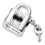 Pandora Padlock & Heart Key Charm