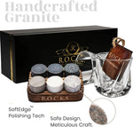 The Rocks Whiskey Chilling Stones The Connoisseur’s Set - Twist Glass Edition