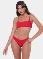 Cinnamon Swan Meinu Red Bralette Bikini Top