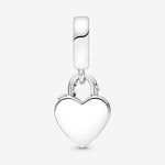 Pandora Rose Heart Padlock Dangle Charm