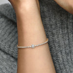 Pandora Sparkling Halo Tennis Bracelet