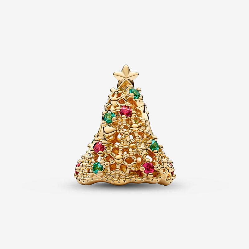 Pandora Glitter Christmas Tree Charm