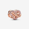 Pandora Family Infinity Pink Heart Charm