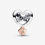 Pandora Love You Daughter Heart Charm