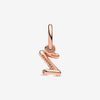 Pandora Letter Z Script Alphabet Dangle Charm