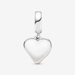 Pandora Rose Sparkling Freehand Hearts Hanging Charm