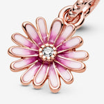 Pandora Rose Pink Daisy Flower Hanging Charm