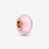 Pandora Rose Matte Pink Murano Glass Charm
