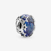 Pandora Stg Galaxy Glittery Blue Murano Charm
