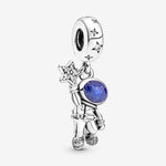 Pandora Astronaut Stg Dangle withith Clear Cubic Charm