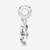 Pandora Astronaut Stg Dangle withith Clear Cubic Charm