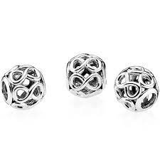 Pandora Infinite Love Openwork Silver Charm