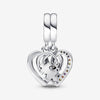 Pandora Puzzle Piece Hearts Splittable Friendship Dangle Charm