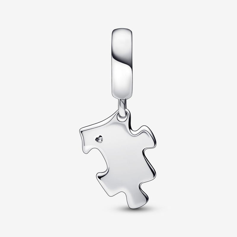 Pandora Sparkling Puzzle Piece Dangle Charm