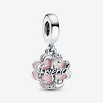 Pandora Four-leaf Clover Friendship Double Dangle Charm