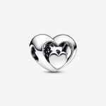 Pandora Openwork Heart & Script Charm