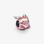 Pandora Flying Unicorn Pig Charm