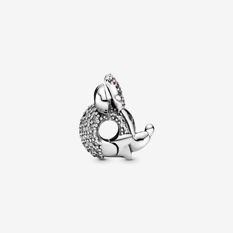 Pandora Disney Minnie Mouse Pink Pavé Bow Clip Charm